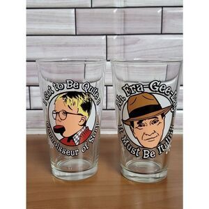 Set of 2 Christmas Story Collector Glasses